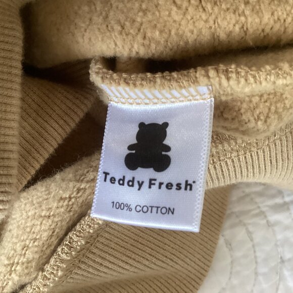 Looney Tunes X Teddy Fresh Hoodie Sweatshirt Mens Size XL Embroidered Colorblock - Picture 5 of 13